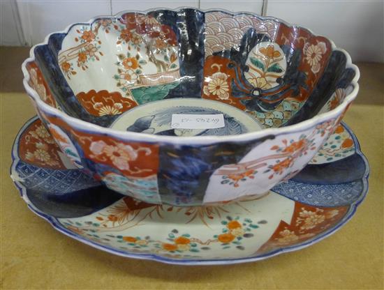 Imari bowl and dish